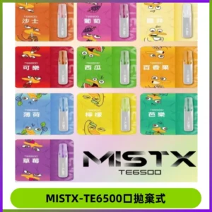 MISTX TE鴨嘴獸6500 Puffs抛棄式一次性抛棄式電子煙